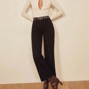 Reformation Emma High Rise Wide Leg Jeans